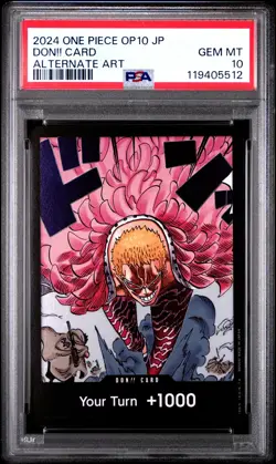 2024 ONE PIECE JPN OP10-ROYAL BLOOD ALTERNATE ART DON!! CARD PSA 10 - Image 1
