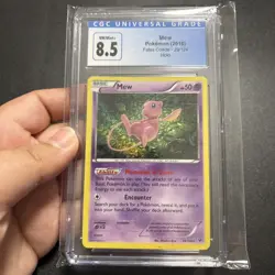 CGC 8.5 Mew 2016 Fates Collide 29/124 Holo Pokemon Card - Image 1