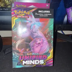 Pokemon Sun and Moon Unified Minds Booster Card Pack - Pack of 3 820650809569 - Image 1