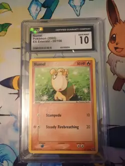 CGC 10 2005 Pokemon EX Emerald Numel 58/106 Pokemon Card - Image 1