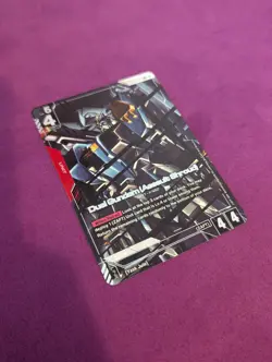 DUAL GUNDAM (ASSAULT SHROUD) (LR+) GD01-045 HOLOFOIL GUNDAM CARD GAME SUPERCOOL! - Image 3
