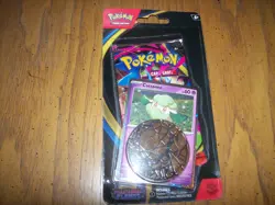 POKEMON TCG PHANTASMAL FLAMES BOOSTER PACK W/COIN & PROMO CARD - Image 1