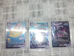 COPY Pokemon Umbreon VMAX BLACK Foil Fan Art Collector Card Lot - Image 2