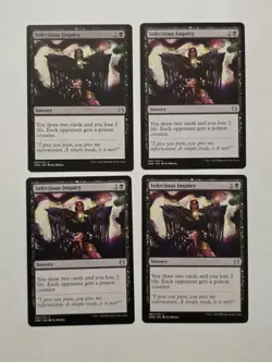 4x Infectious Inquiry - Phryexia All will be One - Near Mint - MTG - Image 1