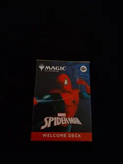 SDCC 2025 MTG Spider-man welcome deck white - Image 1