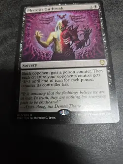 1 x Phyresis Outbreak - Commander: Phyrexia: All Will Be One - NM-Mint - MTG - Image 1