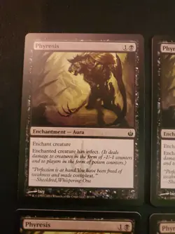 4x PHYRESIS MIRRODIN BESIEGED MAGIC THE GATHERING MTG Tcg Playset X4 4 - Image 2