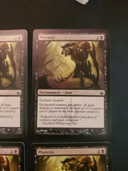 4x PHYRESIS MIRRODIN BESIEGED MAGIC THE GATHERING MTG Tcg Playset X4 4 - Image 3