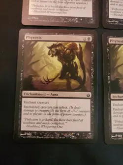 4x PHYRESIS MIRRODIN BESIEGED MAGIC THE GATHERING MTG Tcg Playset X4 4 - Image 5