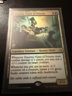 Hapatra, Vizier of Poisons Foil #199 Amonkhet AKH Magic: The Gathering - Image 1