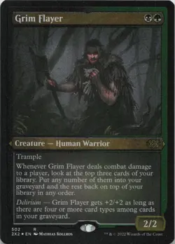 Grim Flayer (Foil Etched) - FOIL - R Double Masters 2022 502 - MTG - Image 1
