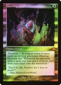 Hunting Grounds FOIL RETRO - 359 - Mythic - Dominaria Remastered DMR MTG - Image 1