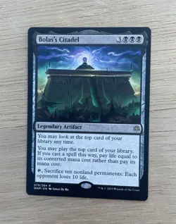 MTG BOLAS"S CITADELl War of the Spark WAR Magic Gathering EDH Legendary Attract - Image 1
