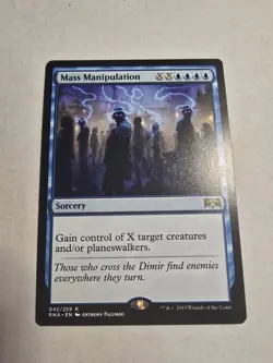 Mass Manipulation Ravnica Allegiance Regular - Image 1