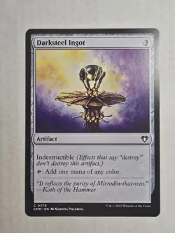 Darksteel Ingot Commander Masters Regular - Image 1