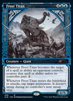 1x Frost Titan - Showcase (220) NM-Mint, English Secret Lair MTG Magic - Image 1