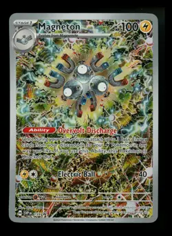 Magneton 159 Black Star Promo 2024 Scarlet Violet Holo IR Pokemon Card TCG - Image 1