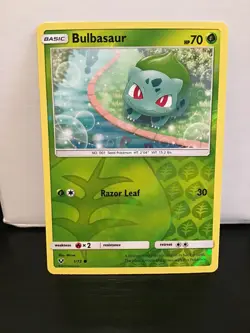 Bulbasaur 1/73 Pokemon Shining Legends Reverse Holo Common - Image 1