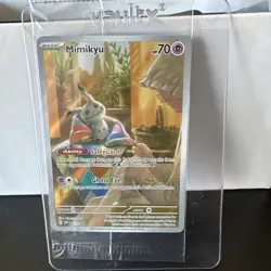 Mimikyu SVP075 - Illustration Promo - Paldean Fates Pokemon Card SEALED - Image 1