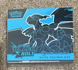Pokemon Black Bolt ETB Elite Trainer Box Pokemon Center Exclusive - Image 1