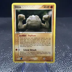 Pokemon TCG Ditto Geodude Card Regular Delta Species 62/113 - Image 1