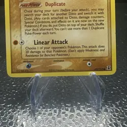 Pokemon TCG Ditto Geodude Card Regular Delta Species 62/113 - Image 4