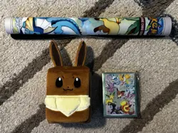 Pokemon Prismatic Evolution Super Premium Collection Mat Sleeves & Deckbox NEW - Image 1