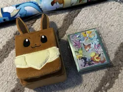 Pokemon Prismatic Evolution Super Premium Collection Mat Sleeves & Deckbox NEW - Image 2