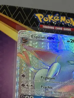Espeon GX Sun & Moon Base Set 152/149 Pokemon Holo Secret Rare Rainbow - Image 3