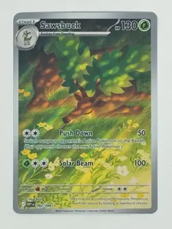 Sawsbuck 092/086 Sv: White Flare Illustration Rare Holo Pokemon Free Shipping - Image 1