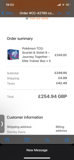 Pokemon TCG S&V -Journey Together - Elite Trainer Box ETB | Pre Order Sale - Image 2