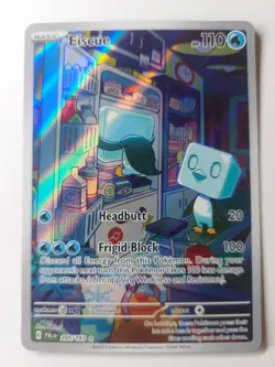 Pokemon - Eiscue - 205/193 - Paldea Evolved - Illustration Rare - NM - Image 4
