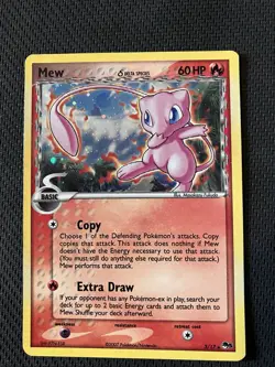Pokemon TCG Mew (Delta Species) Pop Series Promos 5 3 Holo Cosmos Holo Rare Rare - Image 1