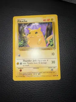 1999 Pokemon Unlimited Pikachu E3 Stamped Yellow Cheeks #58/102 - Image 1