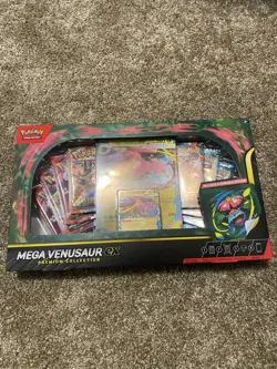 POKEMON MEGA VENUSAUR EX PREMIUM COLLECTION BOX FACTORY SEALED - Image 1