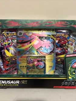 Pokemon TCG Mega Evolution - Mega Venusaur Ex Premium Collection Box - Image 3