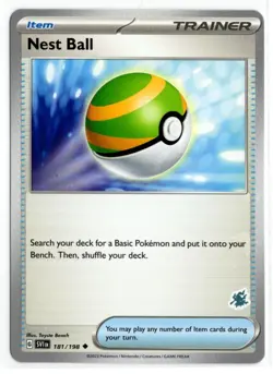 Pokemon Battle Academy 2024 Darkrai Deck Scarlet Violet 181/198 Nest Ball - Image 1