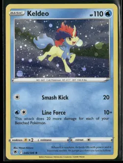 Pokemon TCG Keldeo 045/189 Cosmos Holo Astral Radiance - Image 1