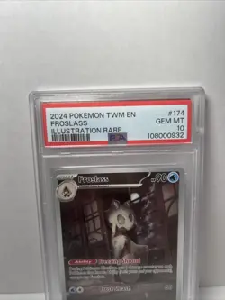 Pokemon PSA 10 GEM MT Froslass 174/167 TWM Illustration Rare Holo 2024 S#2828 - Image 2