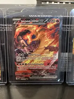 Pokemon TCG Team Rocket's Moltres ex Destined Rivals Stamped UPC Promo Set - Image 2
