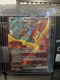 Pokemon TCG Team Rocket's Moltres ex Destined Rivals Stamped UPC Promo Set - Image 3