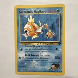 2000 Pokemon Gym Challenge Giovanni's MagiKarp 73/132 Common NM - Image 1