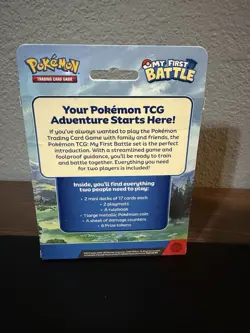 Pokemon TCG My First Battle Pikachu & Bulbasaur Brand New Sealed 820650852534 - Image 4