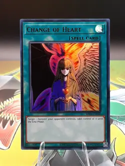 Yu-Gi-Oh! Change of Heart MRD-EN060 25th Anniversary Ultra Rare NM - Image 1