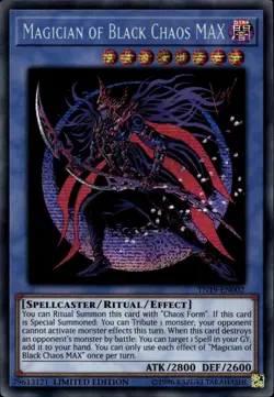 Magician of Black Chaos Max Ltd Ed Prismatic Secret Rare TN19-EN002 Yu-Gi-Oh! - Image 1