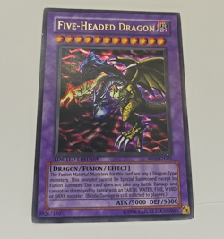 Yugioh Five-Headed Dragon SD09-ENSS1 Ultra Rare Limited Edition - Image 1