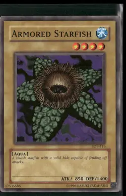 Armored Starfish LOB-116 Unlimited - Yu-Gi-Oh! TCG Common - Image 1