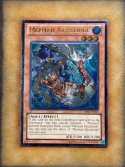 Yugioh Mermail Abysslinde ABYR-EN014 Ultimate Rare NM - Image 1