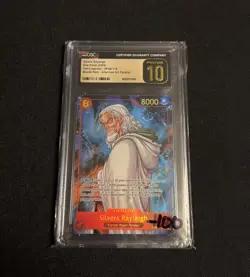 One Piece 2024 Silvers Rayleigh OP-08 118 Alt Art Two Legends CGC 10 PRISTINE - Image 1
