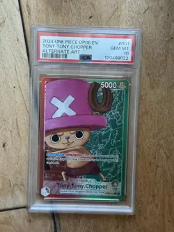 One Piece Two Legends Tony Tony Chopper OP08-001 Leader Alt Art PSA 10 English - Image 1